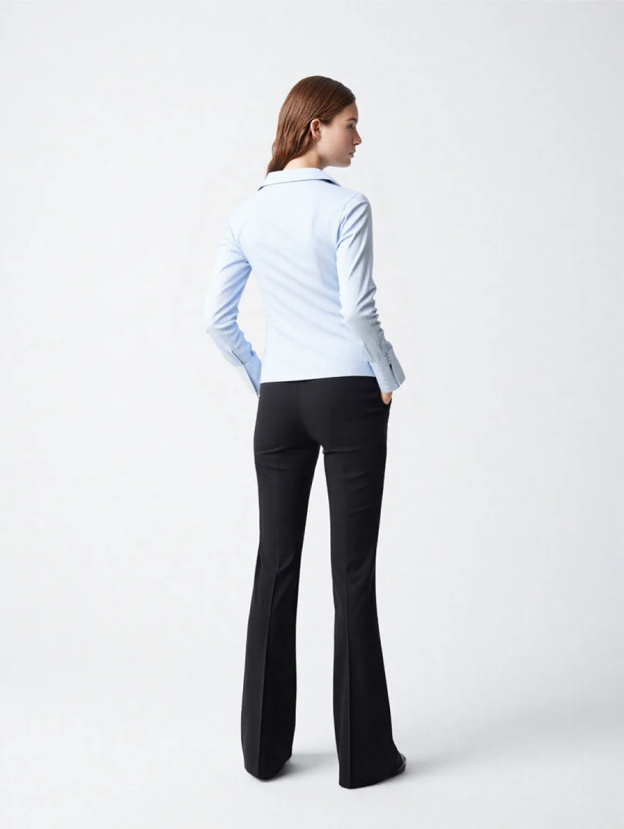 Skyline Stripes Top in blue - Image 3