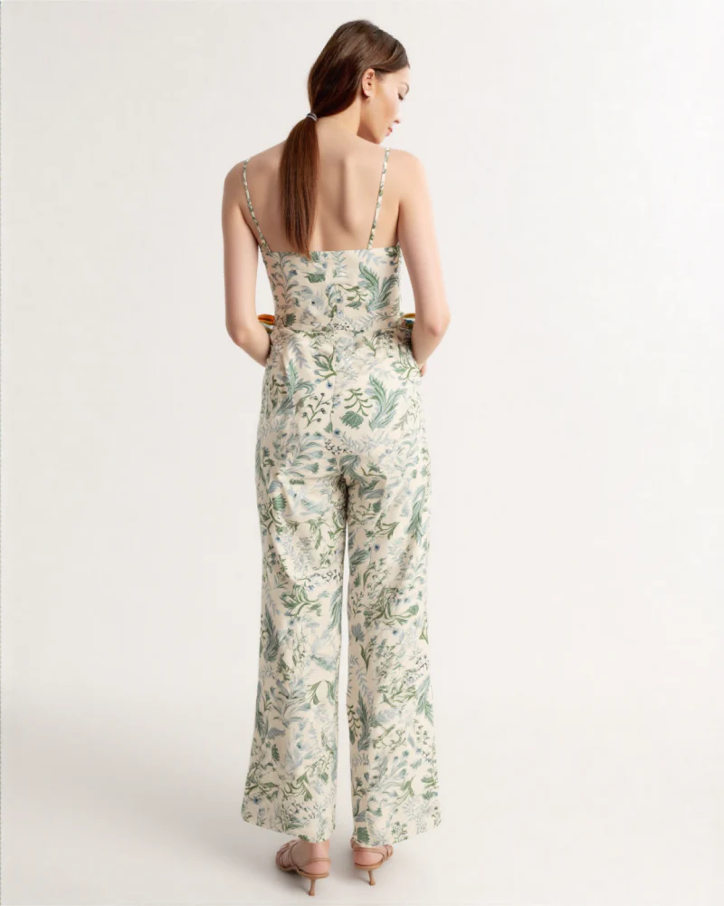 Soita Printed jumpsuit in OffWhite - Image 5