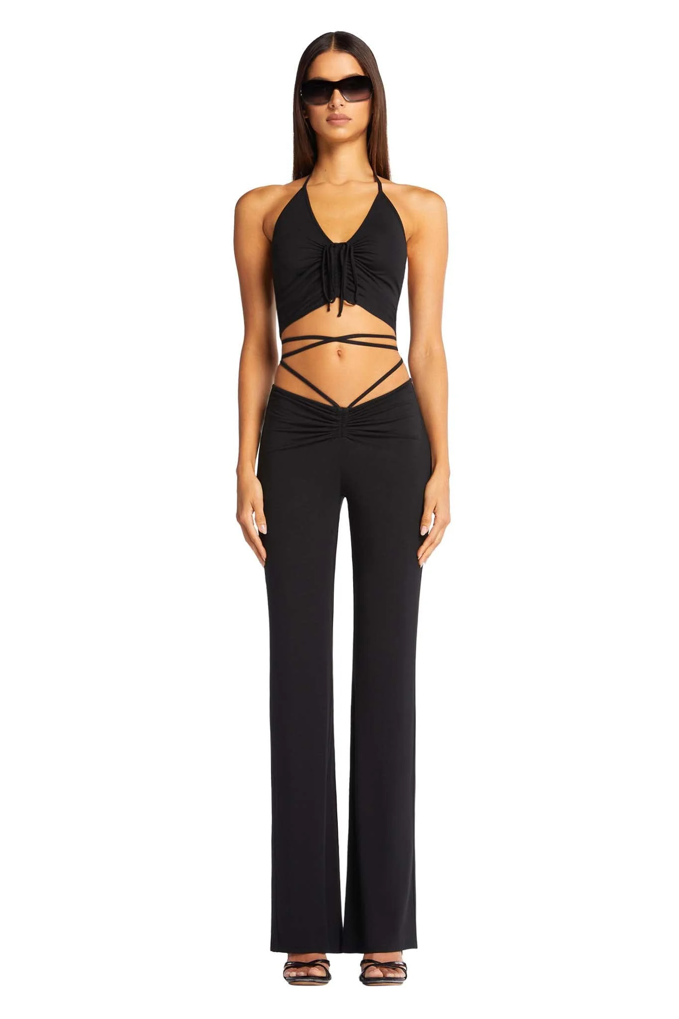 Bella Hadid inspired Black co ord set - Image 3
