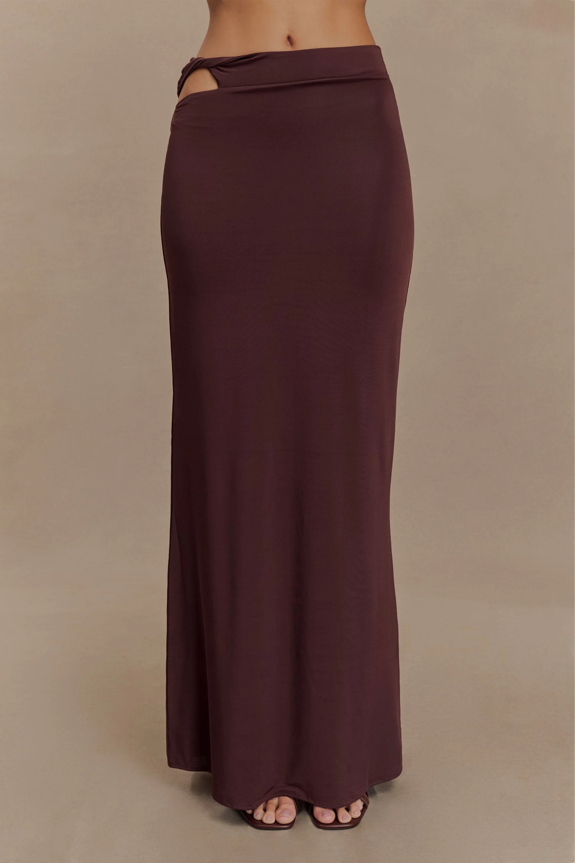 Lucia Slinky Twist Top & Maxi Skirt Set - Image 3