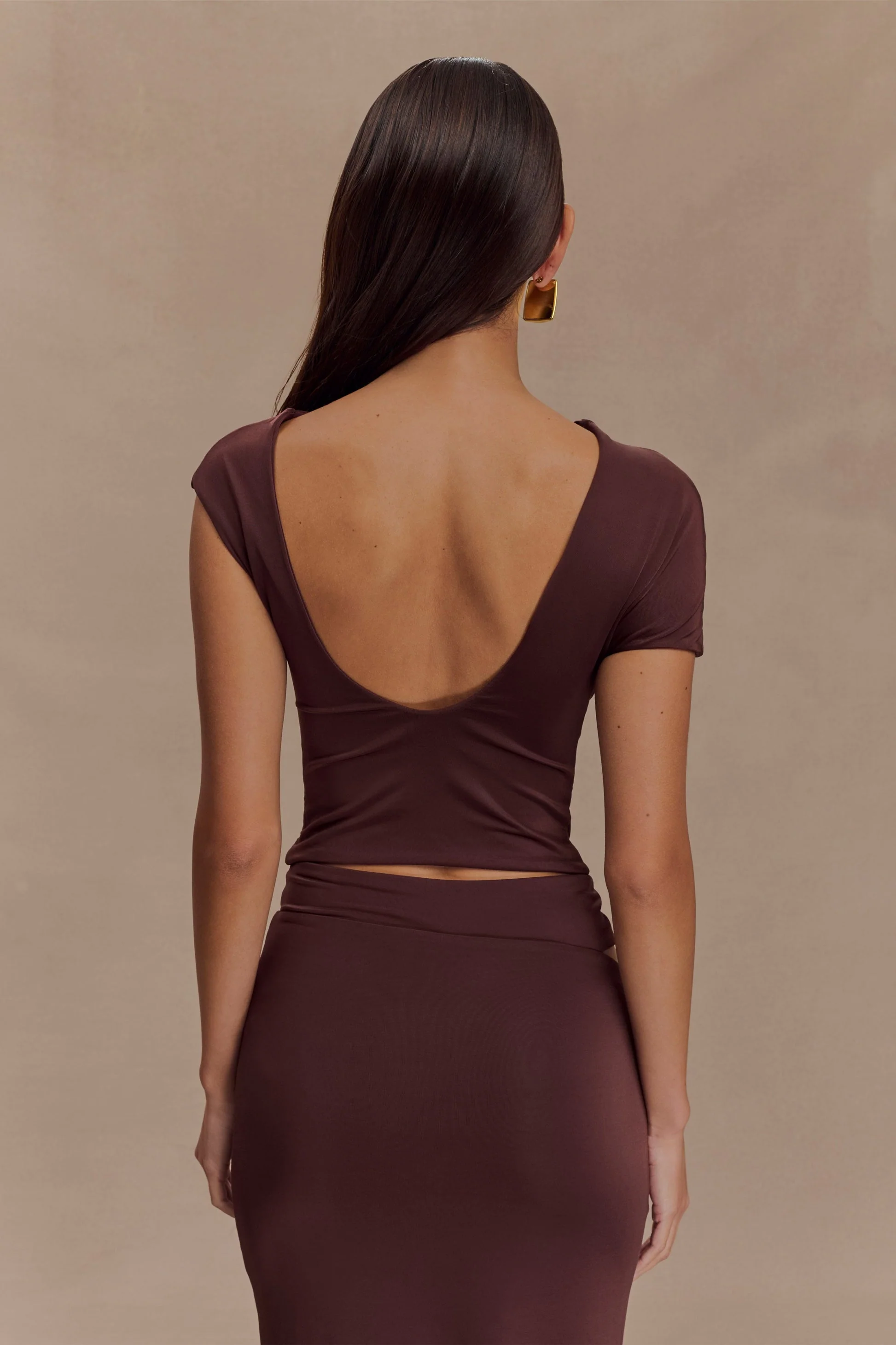 Lucia Slinky Twist Top & Maxi Skirt Set - Image 5