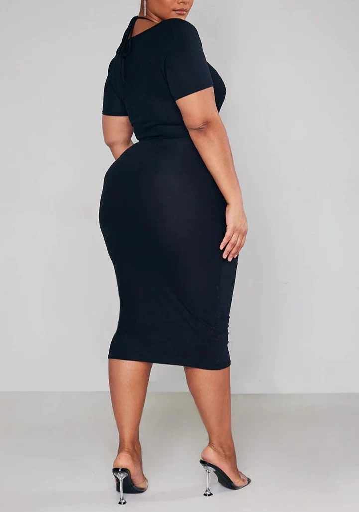 Sydney CUT OUT MIDI DRESS CURVE - Image 4