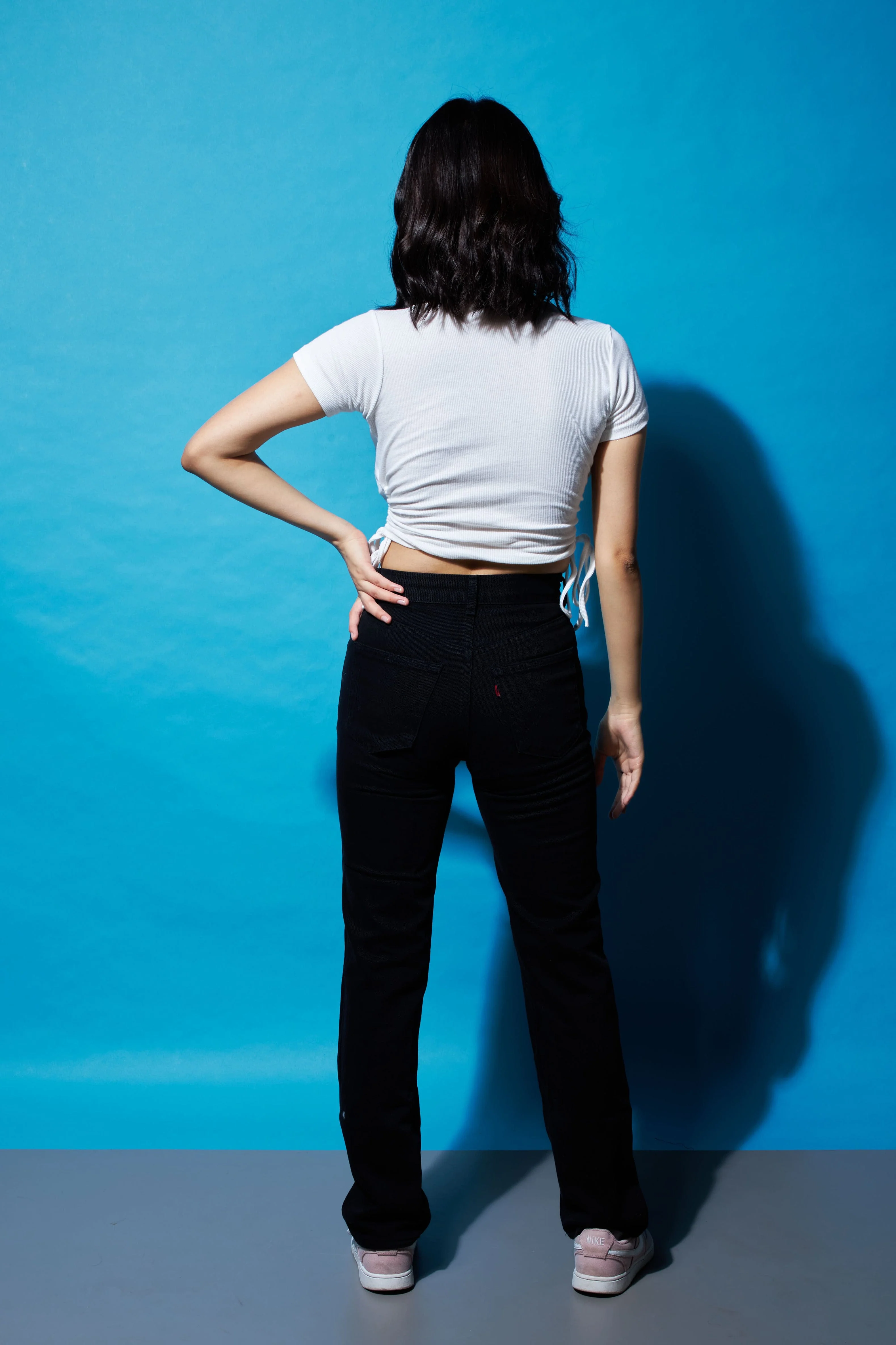 Tie it up drawstring crop top - Image 3