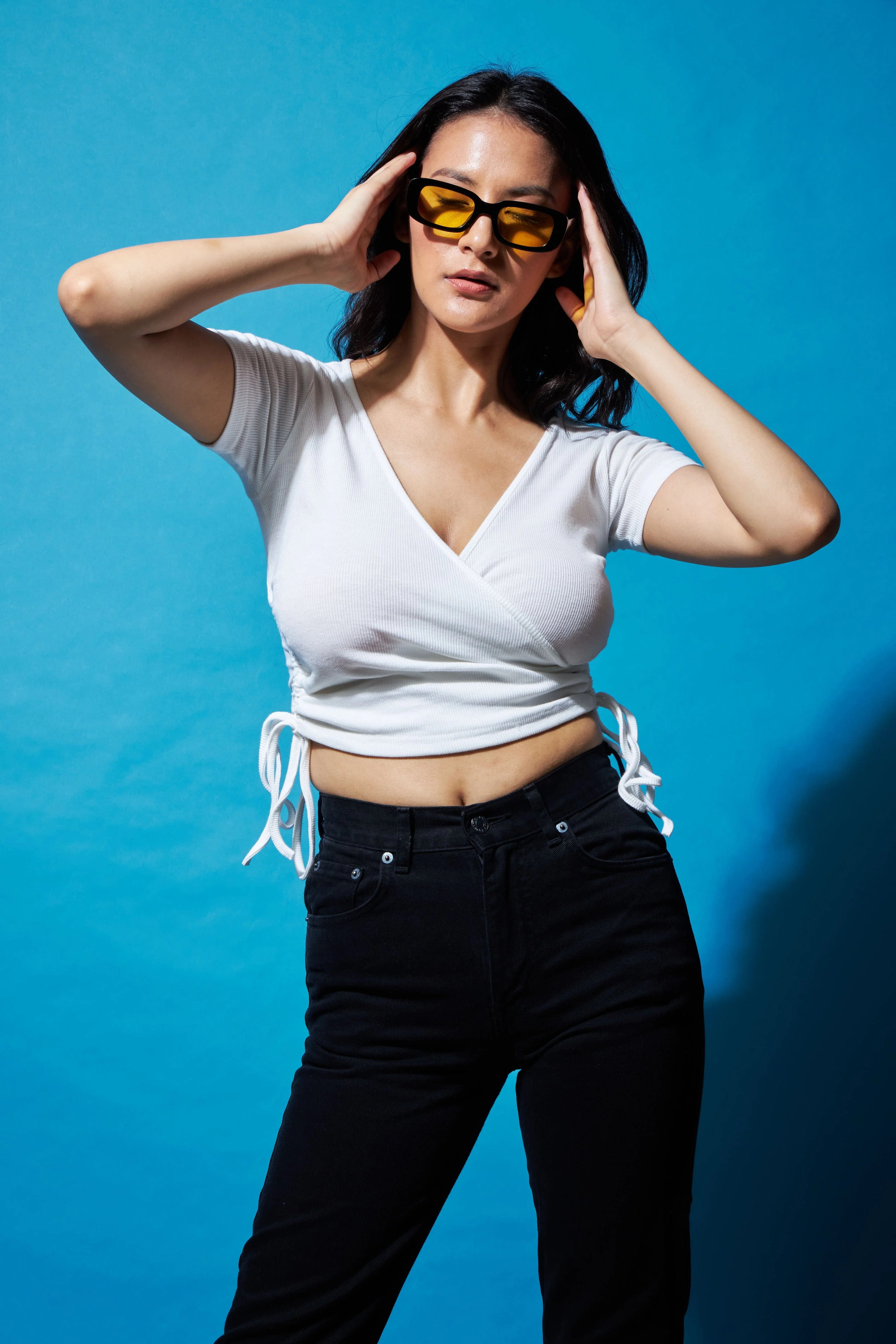 Tie it up drawstring crop top - Image 5