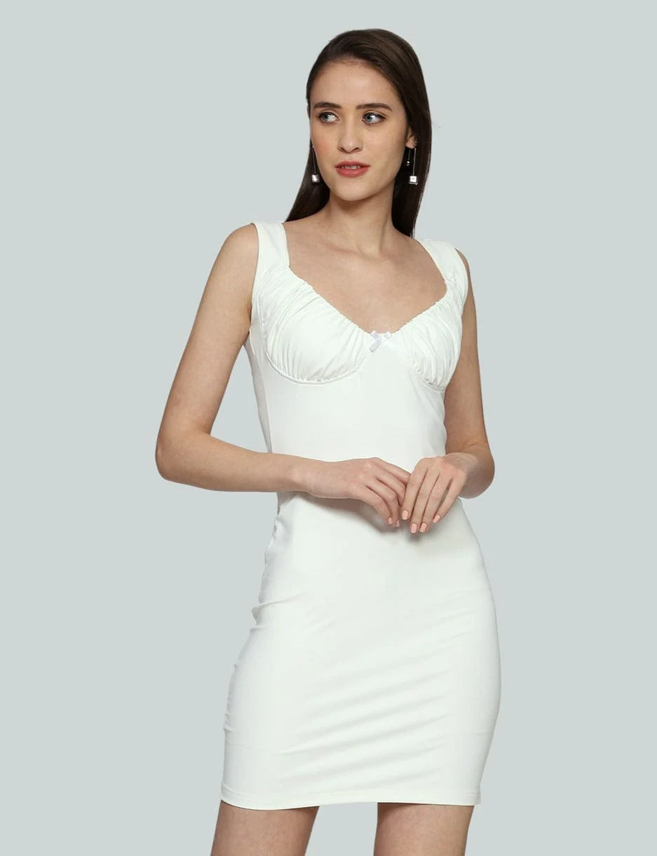 Vacation To Venice white bodycon dress - Image 3