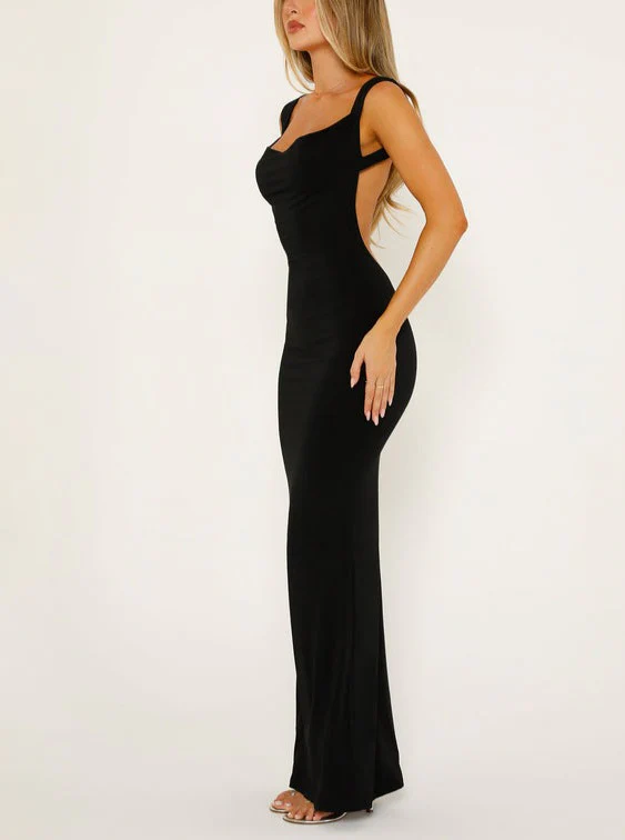 Valencia Maxi dress in black - Image 4