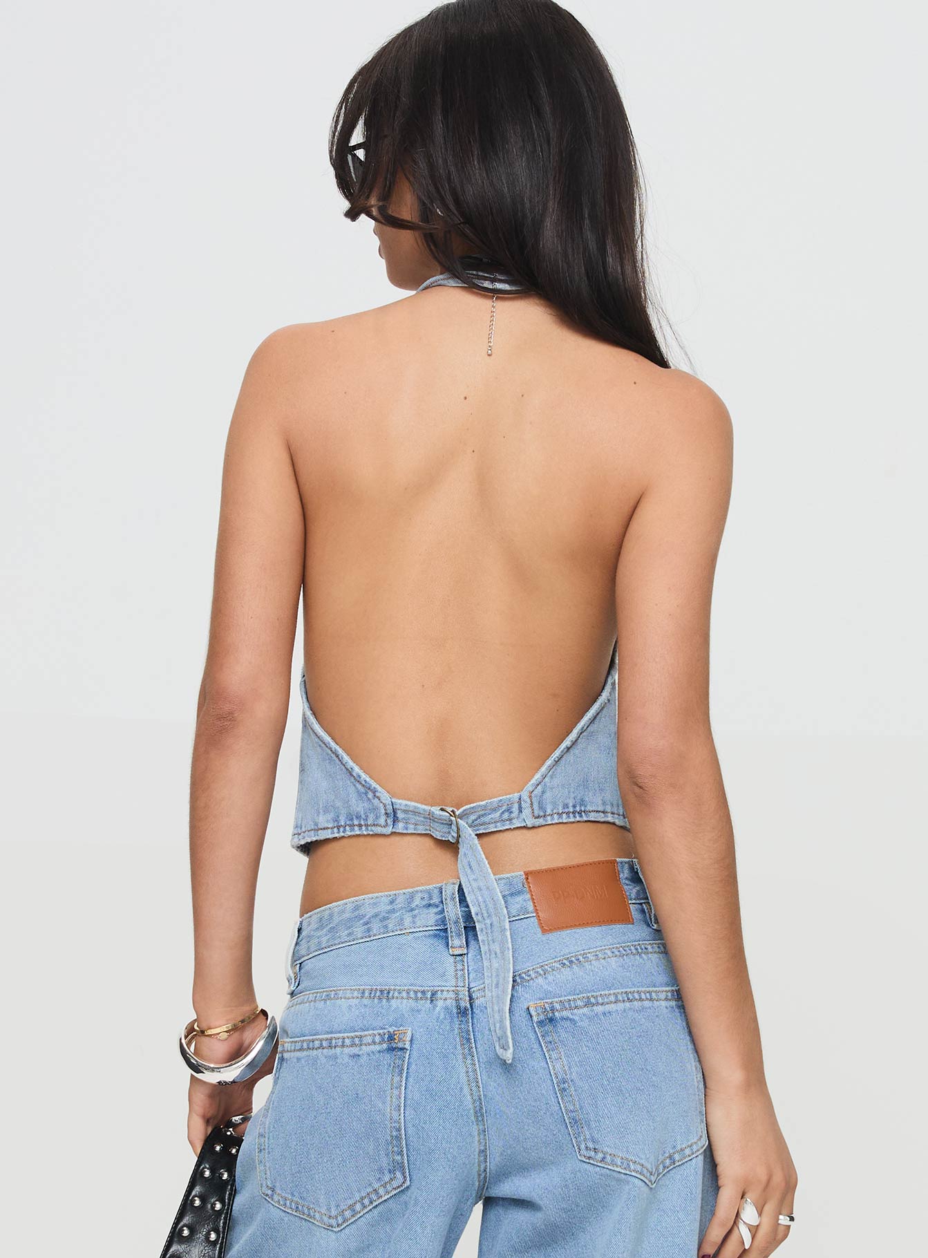 Veloré halter top light wash - Image 3