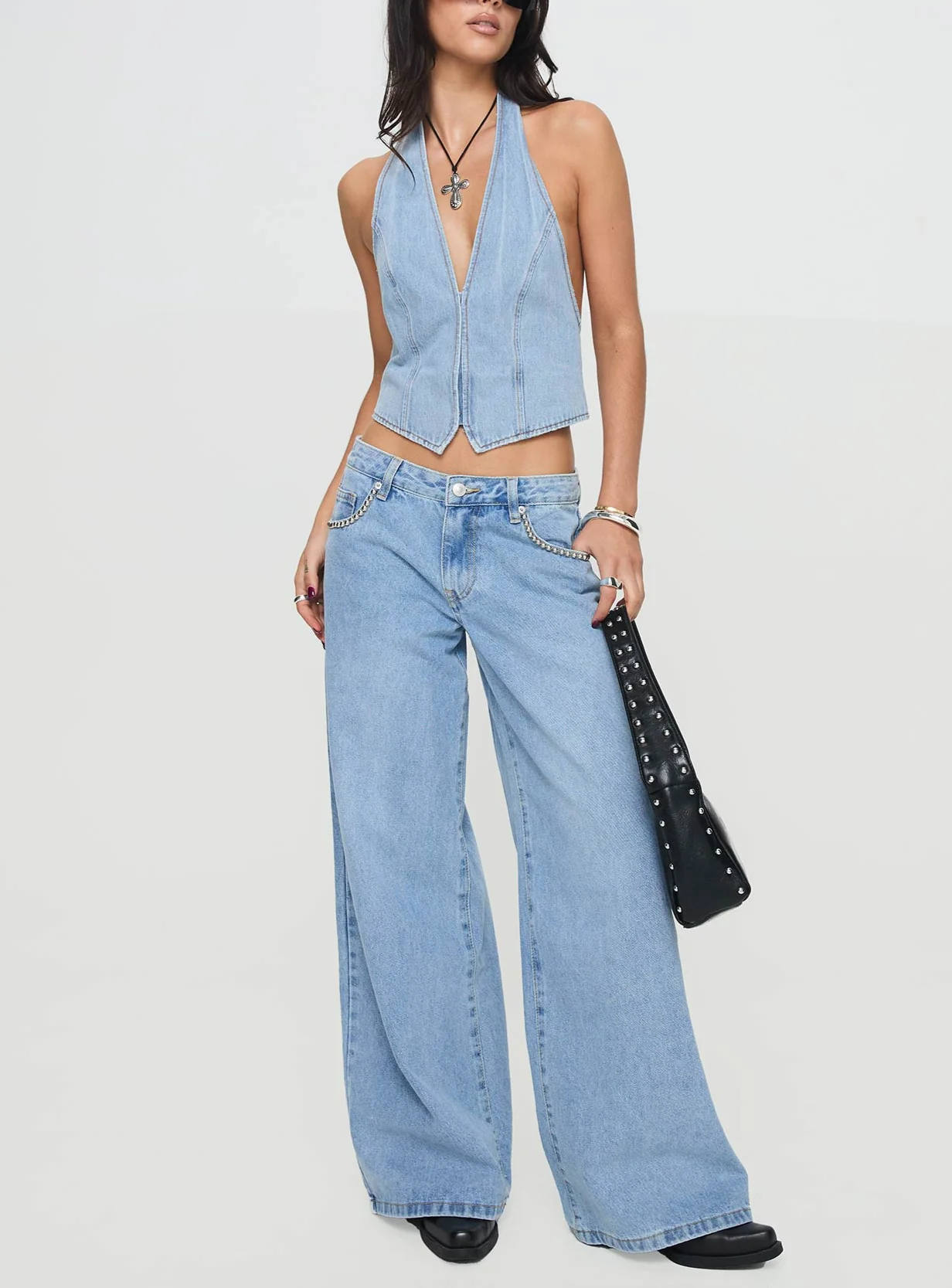 Veloré halter top light wash - Image 5