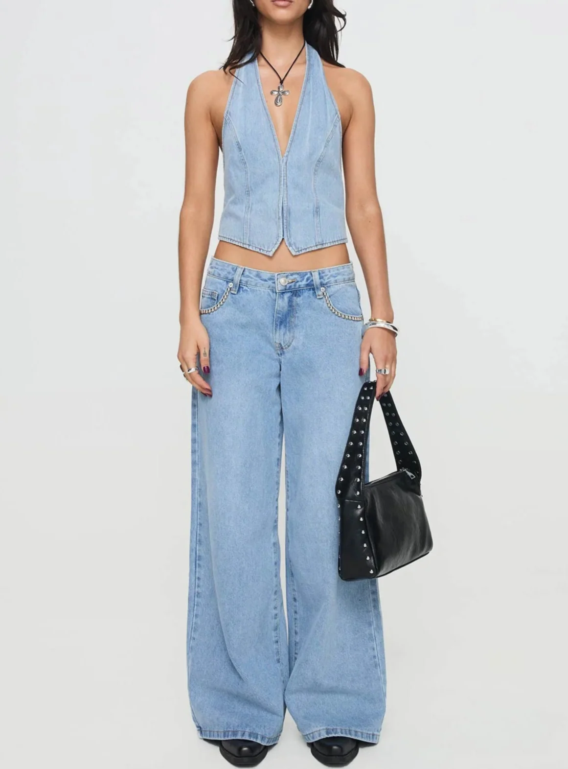 Veloré halter top light wash - Image 6